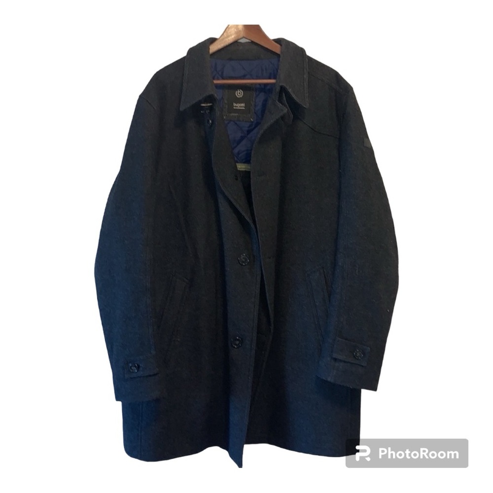 Bugatti | Men’s XL Dress Coat | Charcoal Grey with Thermore Technology